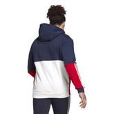 Adidas hoodie met ritsfleece colorblock